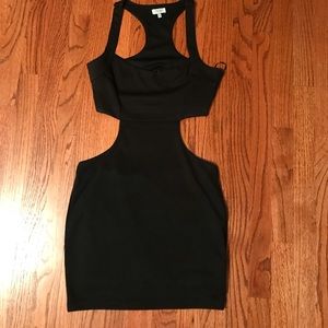 Tobi Black Going Out Dress With Cutouts